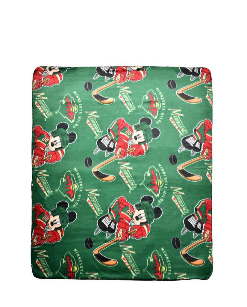 Officially Licensed NHL 50" X 60" Mickey Mouse Throw